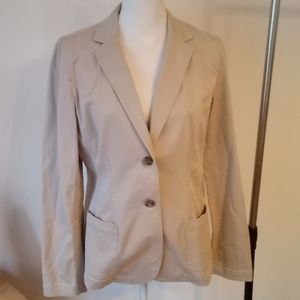 NWOT Bean Signature size 12 khaki blazer jacket